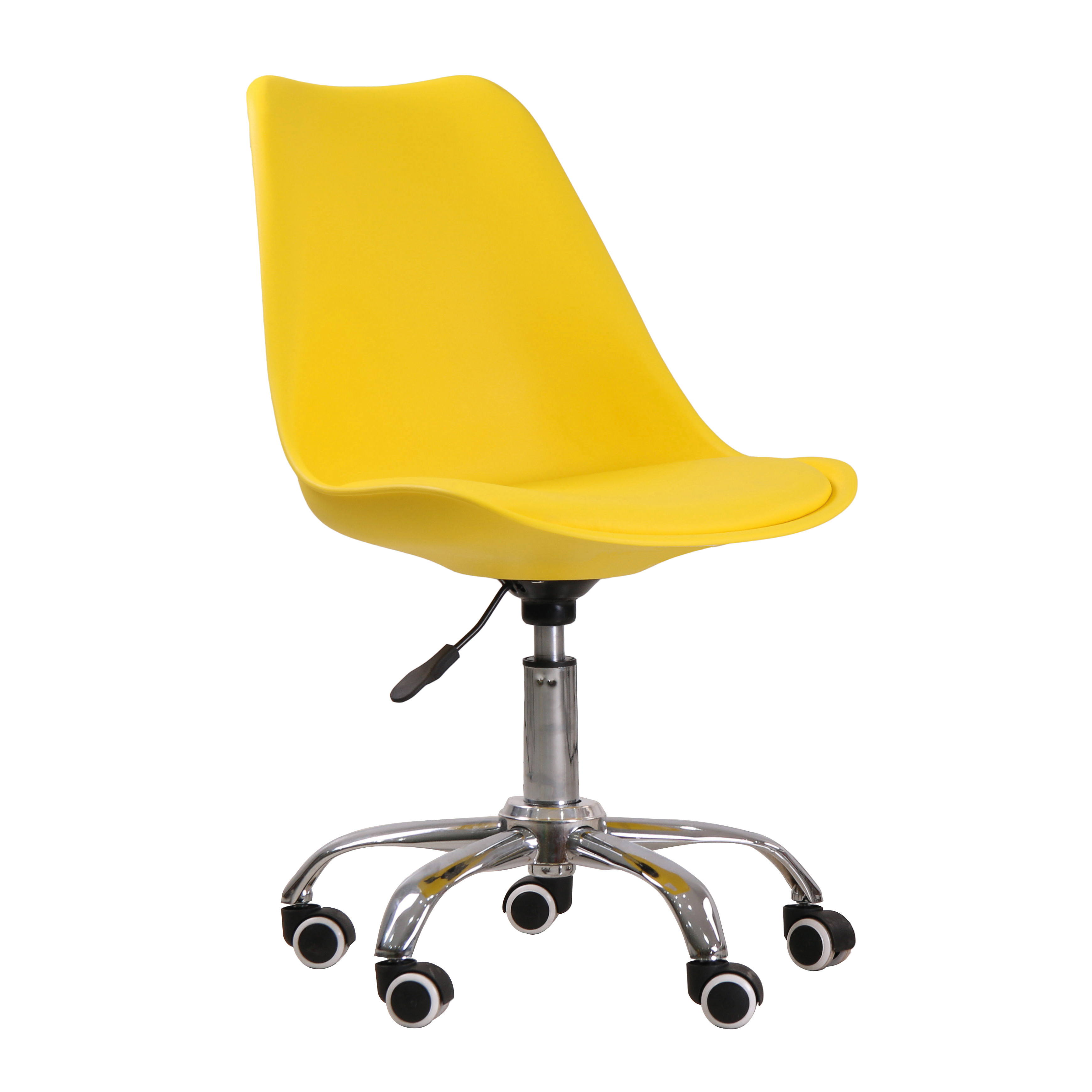Orsen Swivel Office Chair Yellow Home Office Chairs