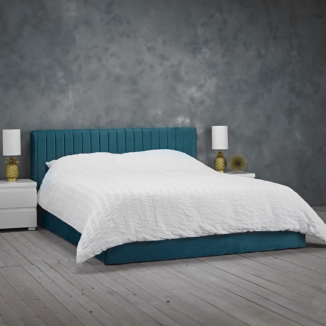 Berlin Teal Small Double Bed