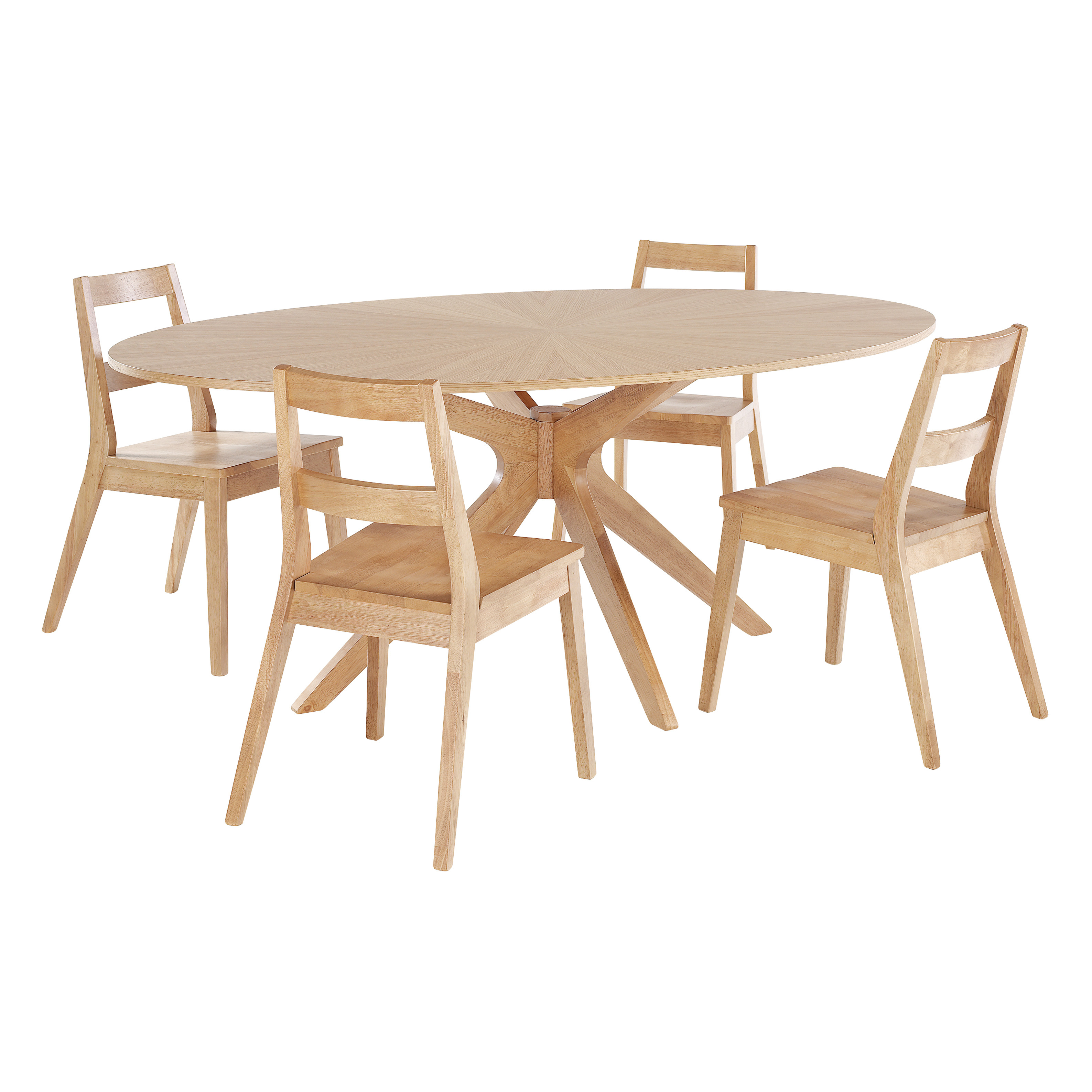 Malmo Dining Table White Oak - Dining Tables - Dining Tables and Chairs