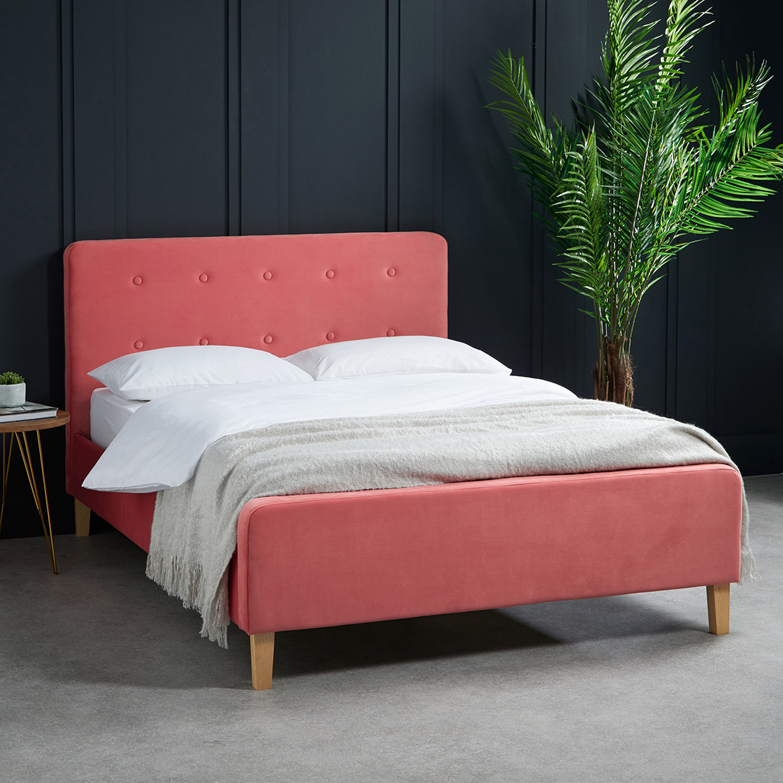Pierre Coral Double Bed