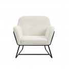 Charles Armchair Ivory Boucle