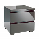Puro 2 Drawer Bedside Charcoal